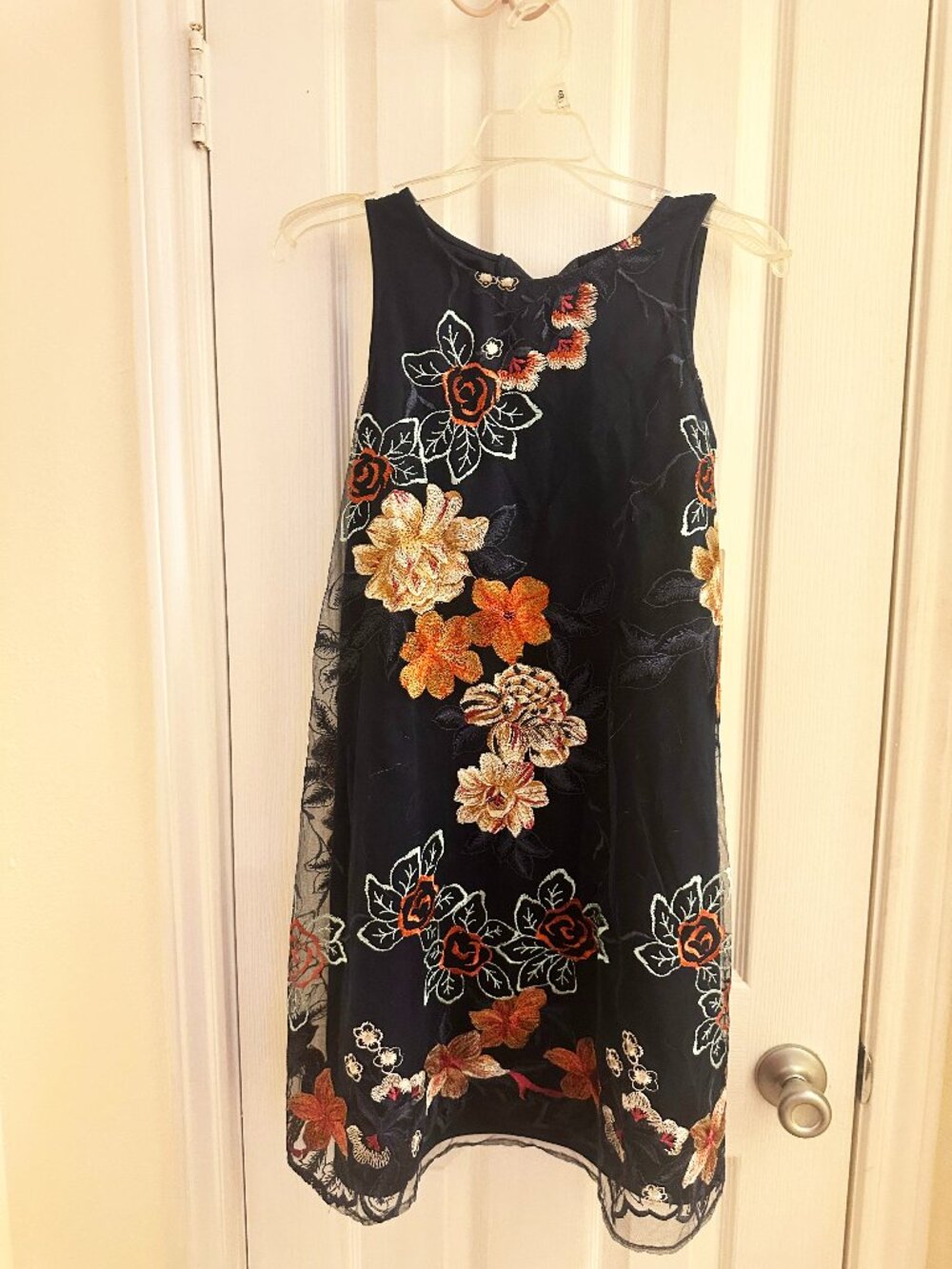 NWT Embroidered Mini Dress